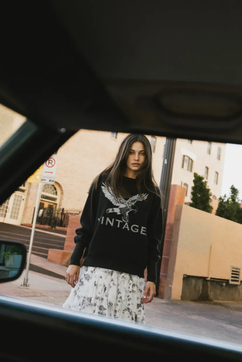 Jackets | Sweaters>Bohme Mid Flight Vintage Crewneck